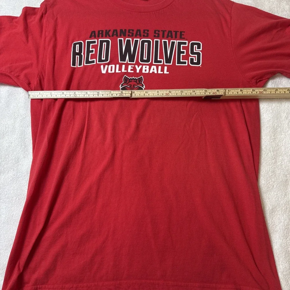 Arkansas State Red Wolves Volleyball T-Shirt Mens Large Red NCAA